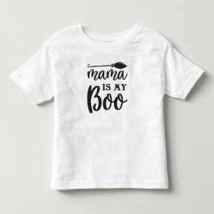 T-shirt Pour Les Tous Petits Maman est mon Boo Halloween