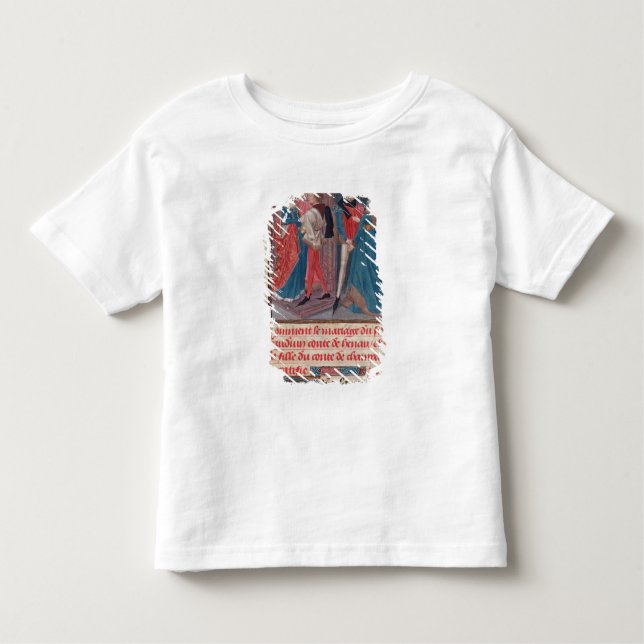 T-shirt Pour Les Tous Petits Mariage de Baldwin VI et Marie (Devant)