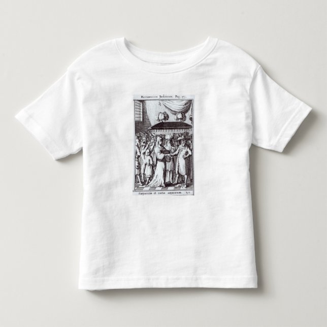T-shirt Pour Les Tous Petits Mariage juif (Devant)
