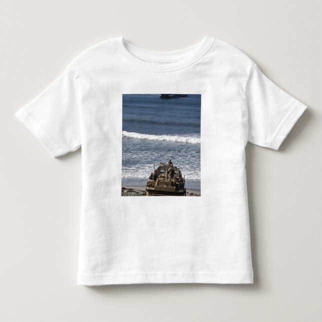 T-shirt Pour Les Tous Petits Marines anticipent l'arrivée (Devant)