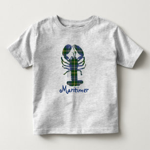 T-shirt Pour Les Tous Petits Maritimer Nova scotia tartan shirt homard