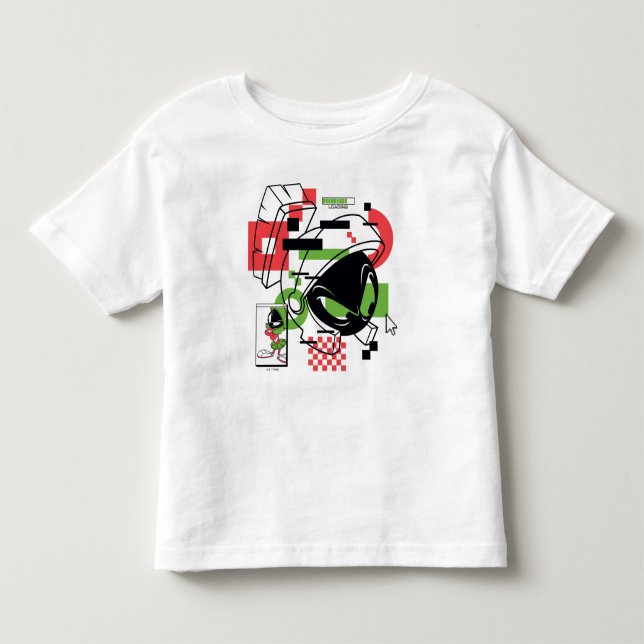 T-shirt Pour Les Tous Petits MARVIN THE MARTIAN™ Glitch (Devant)