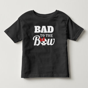 T-shirt Pour Les Tous Petits Mauvais à la Chemise Bow