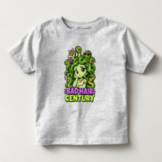 T-shirt Pour Les Tous Petits Mauvais siècle de cheveux – Méduse mignonne Mythol