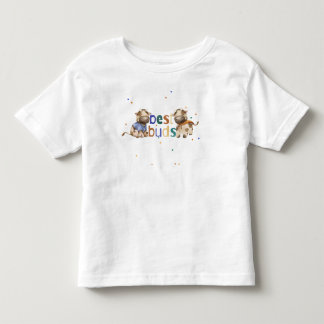 T-shirt Pour Les Tous Petits Meilleurs amis, meilleurs bourgeons joli caractère