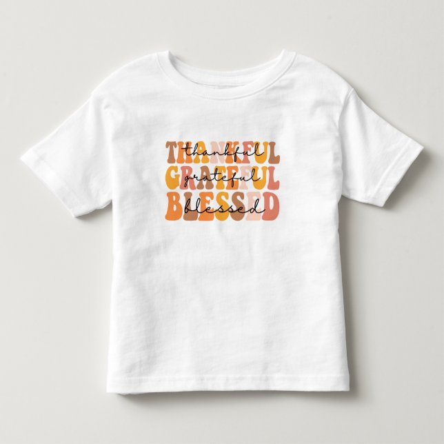 T-shirt Pour Les Tous Petits Merci gracieux béni (Devant)