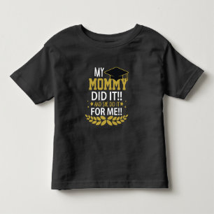 T-shirt Pour Les Tous Petits Mère Diplôme de la famille Appréciation de l'é