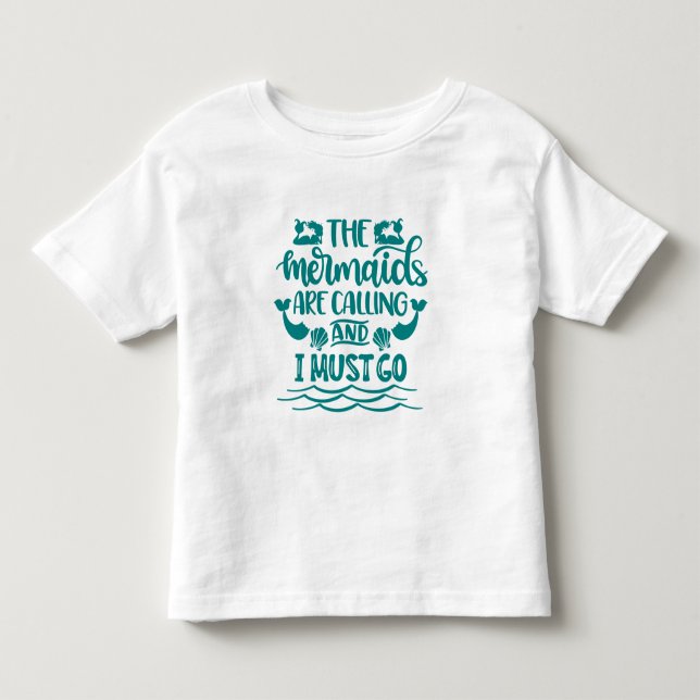 T-shirt Pour Les Tous Petits Mermaid Beach | Les sirènes appellent (Devant)