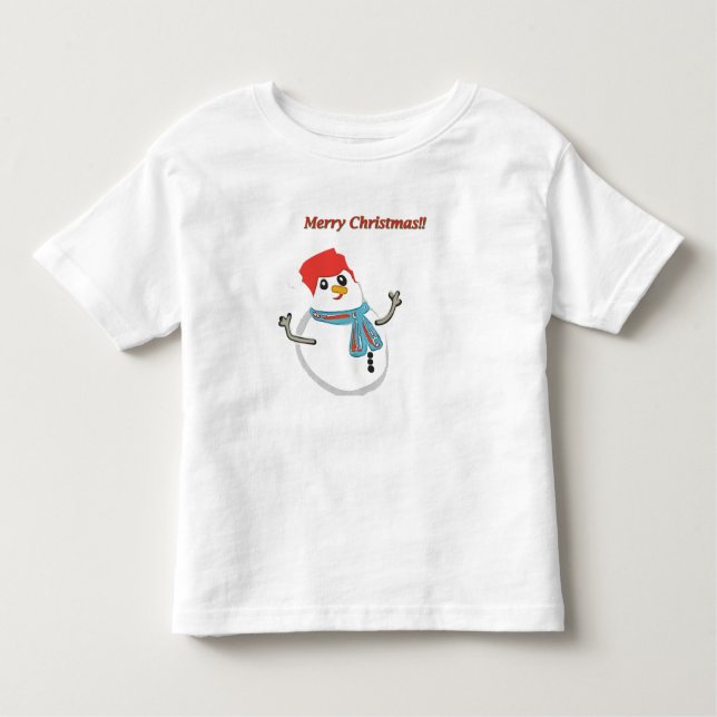 T-shirt Pour Les Tous Petits Merry Christma!! (Devant)