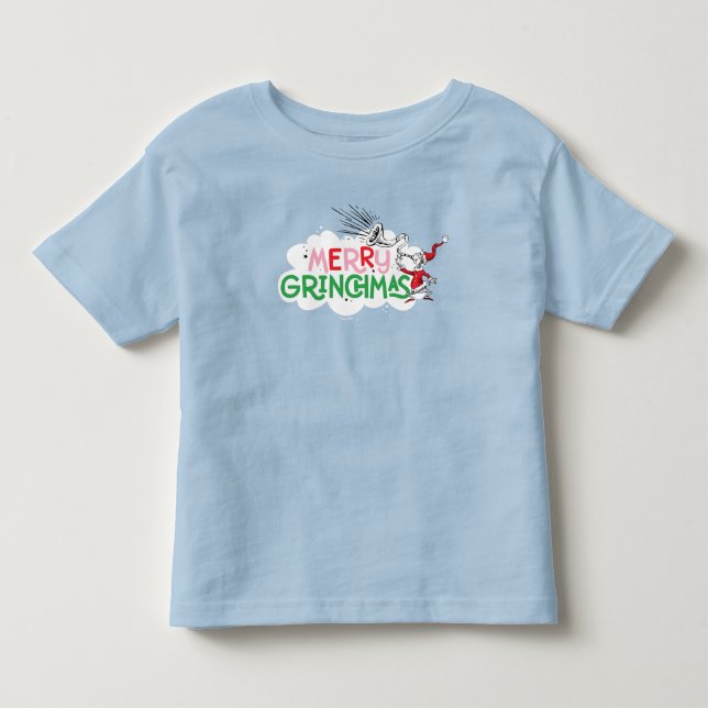 T-shirt Pour Les Tous Petits Merry Grinchmas Mister Grinch (Devant)
