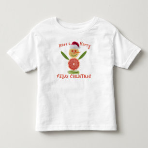T-shirt Pour Les Tous Petits Merry Vegan Christmas