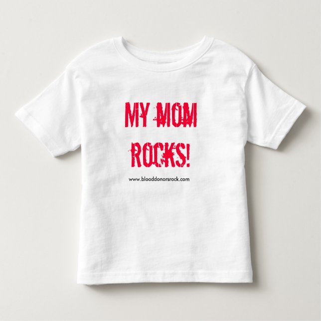 T-SHIRT POUR LES TOUS PETITS MES ROCHES DE MAMAN ! (Devant)