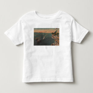 T-shirt Pour Les Tous Petits Miami, la Floride - vue de la pêche