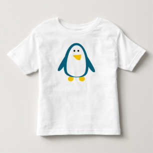 T-shirt Pour Les Tous Petits Mignon Manchot de Dessin Animé