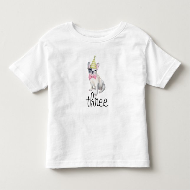 T-shirt Pour Les Tous Petits Mignonne Chien Chien Chien Chien Chien Chien Chien (Devant)