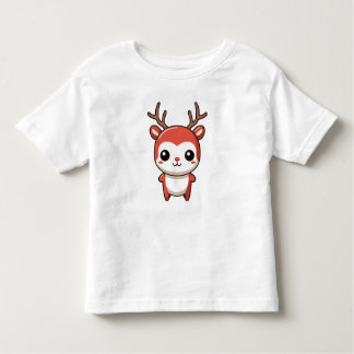 T-shirt Pour Les Tous Petits Mini Noël mignon bébé Rudolph Reindeer