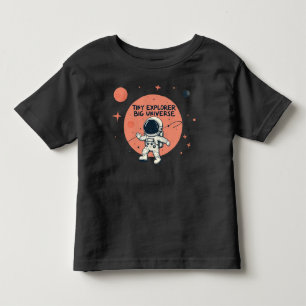 T-shirt Pour Les Tous Petits Minuscule explorateur : Space Adventure
