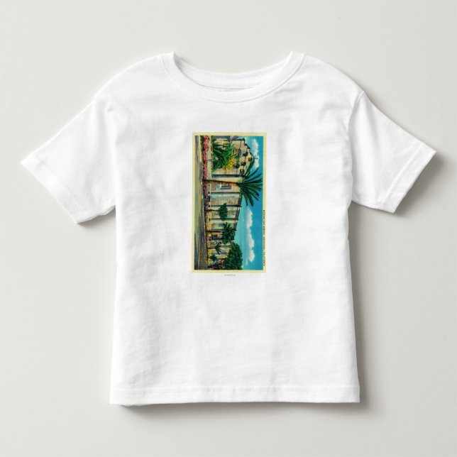 T-shirt Pour Les Tous Petits Mission San GabrielSan Garbriel, CA (Devant)