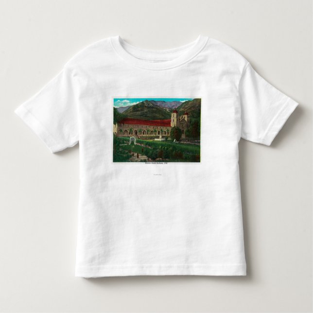 T-shirt Pour Les Tous Petits Mission Santa Barbara (Devant)