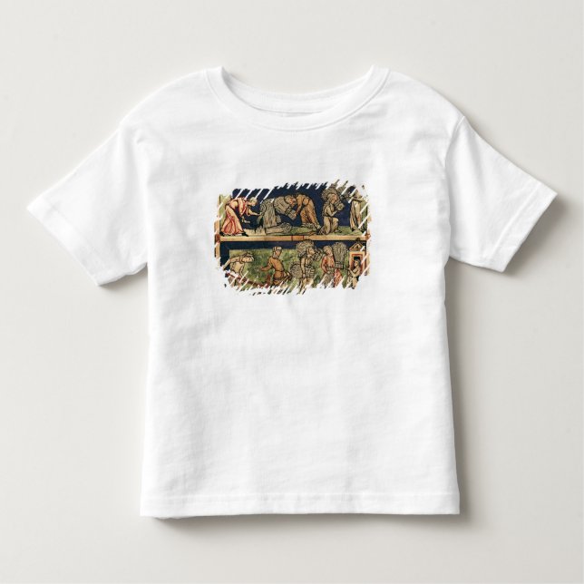 T-shirt Pour Les Tous Petits Moissonnant, école du Rhin (Devant)