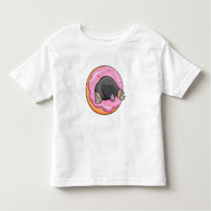 T-shirt Pour Les Tous Petits Mole avec Donut