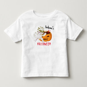 T-shirt Pour Les Tous Petits Mon 1er Fantôme Citrouille d'Halloween personnalis