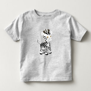 T-shirt Pour Les Tous Petits Mon bébé Zebra
