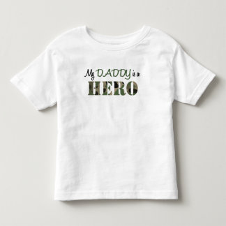 T-shirt Pour Les Tous Petits Mon DADDY est un HERO