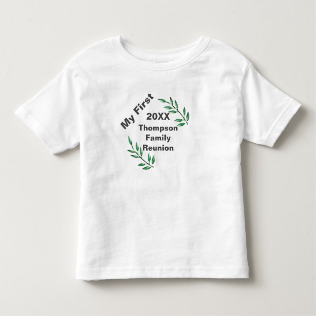 T-shirt Pour Les Tous Petits Mon premier événement Reunion Tree Branches (Devant)