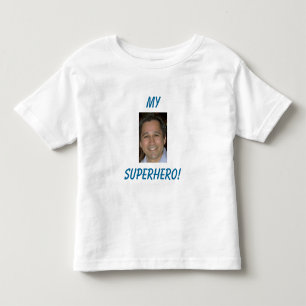 T-shirt Pour Les Tous Petits Mon, super héros ! - Customisé