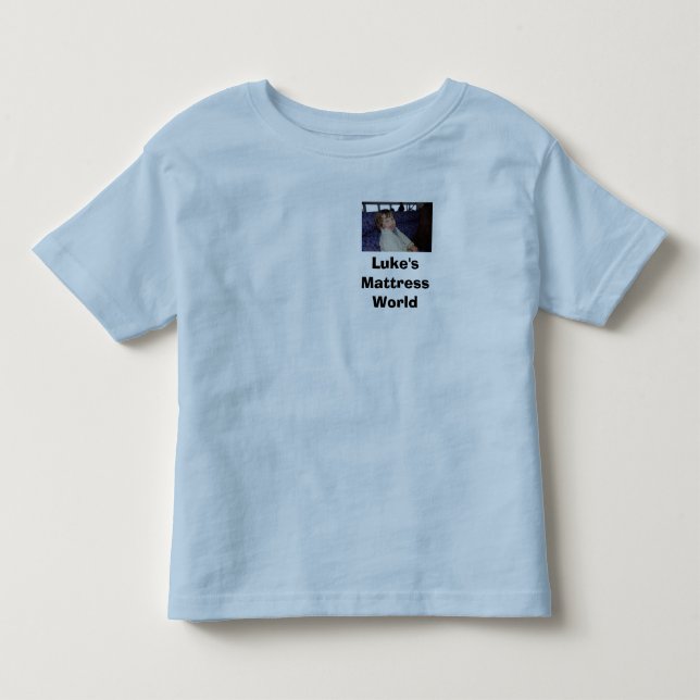 T-shirt Pour Les Tous Petits Monde du matelas de Luc (Devant)