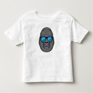 T-shirt Pour Les Tous Petits Monkey with Sunglasses