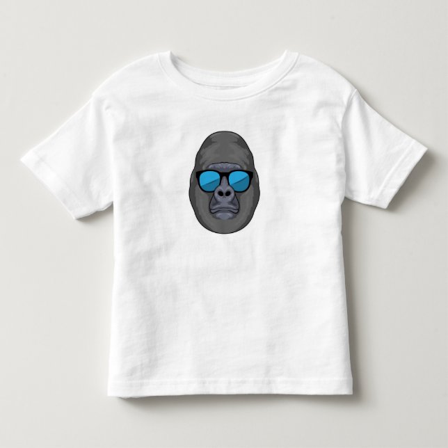 T-shirt Pour Les Tous Petits Monkey with Sunglasses (Devant)