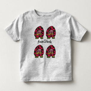 T-SHIRT POUR LES TOUS PETITS MONSTER LADYBUG ENFANTS CHEMISE