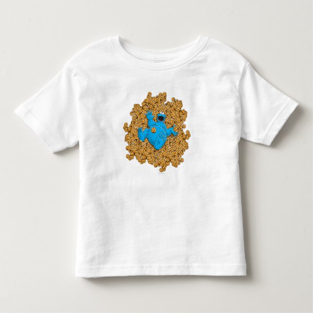 T-shirt Pour Les Tous Petits Monstre et cookies vintages (Devant)