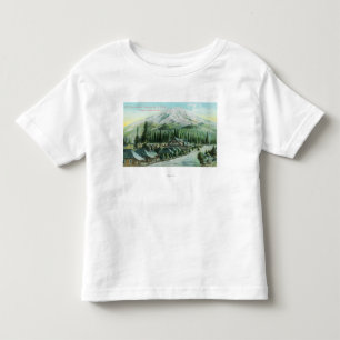 T-shirt Pour Les Tous Petits Montagne de chemin de fer Pacifique du sud