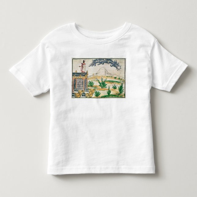 T-shirt Pour Les Tous Petits Montezuma II observant une comète, 1579 (Devant)