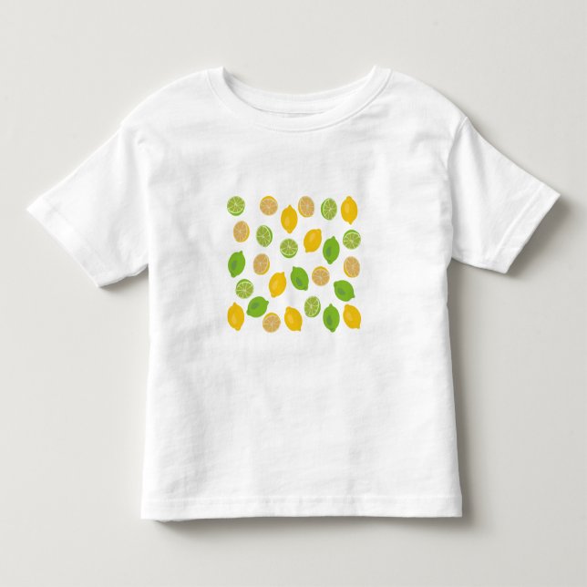T-shirt Pour Les Tous Petits Motif citron et citron vert (Devant)