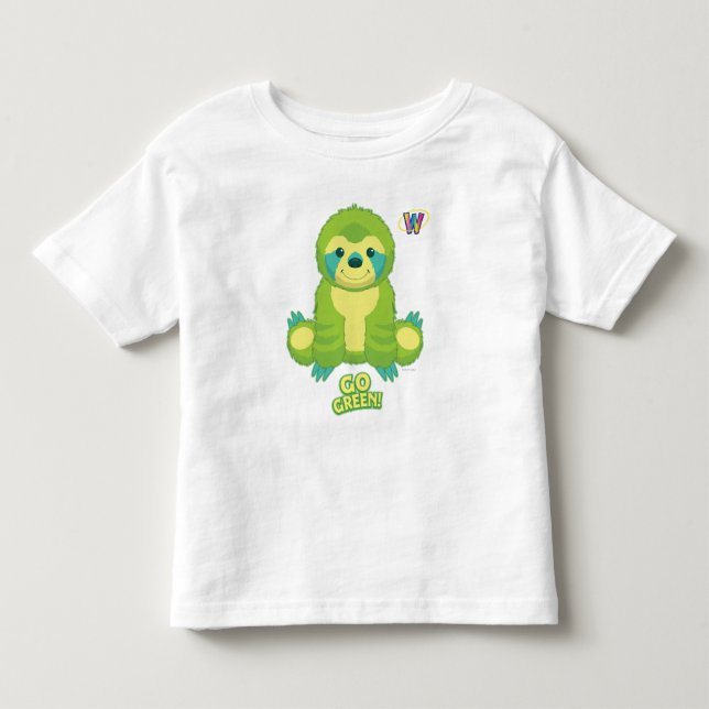 T-shirt Pour Les Tous Petits Motif de devenez écolo de Webkinz (Devant)