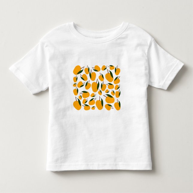 T-shirt Pour Les Tous Petits Motif de fruits d'été Mango (Devant)