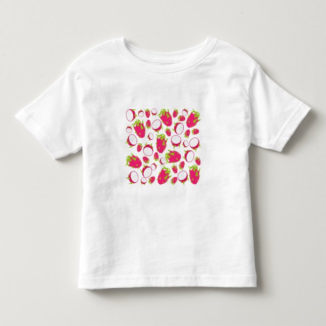 T-shirt Pour Les Tous Petits Motif de fruits dragon (Devant)
