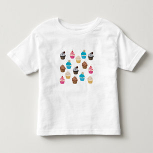 T-shirt Pour Les Tous Petits Motif de petits gâteaux colorés