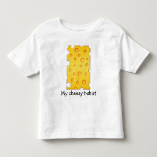 T-shirt Pour Les Tous Petits Motif de texture au fromage suisse