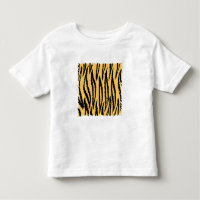 Motif d'impression de tigre. Orange et noir