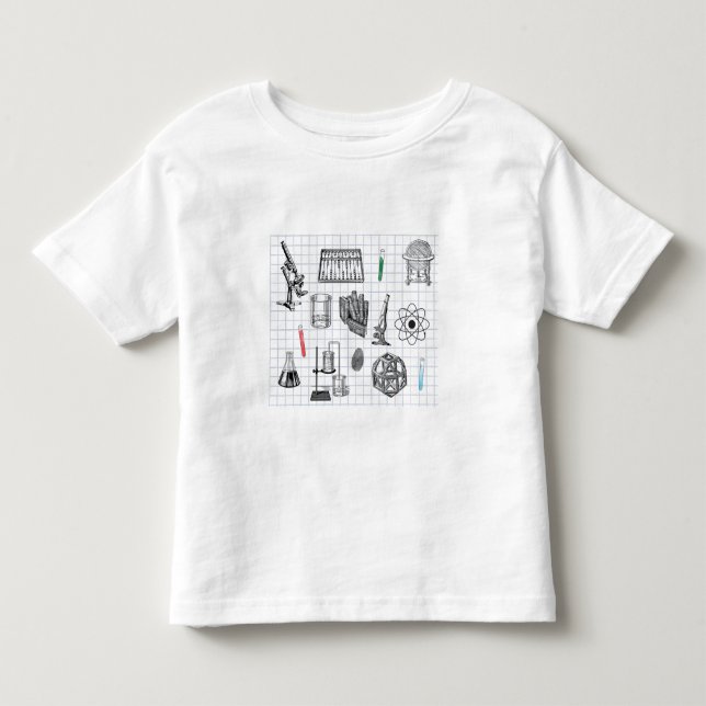 T-shirt Pour Les Tous Petits Motif scientifique en chimie scientifique (Devant)