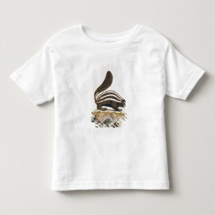 T-shirt Pour Les Tous Petits Mouffette, de "Histoire Naturelle" par