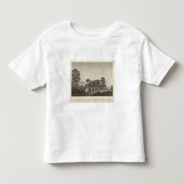 T-shirt Pour Les Tous Petits Mount Vernon, maison du Général Washington (Devant)