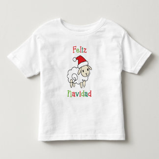 T-shirt Pour Les Tous Petits Mouton de Noël mignon – Feliz Navidad
