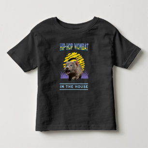 T-shirt Pour Les Tous Petits Musique Hip Hop Wombat Drôle Humour