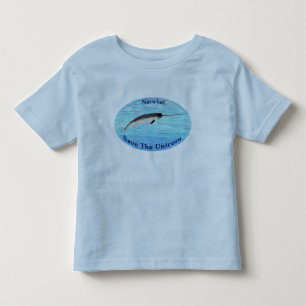 T-shirt Pour Les Tous Petits Narwhal - Sauvez La Licorne